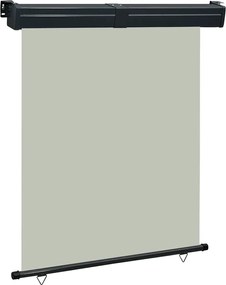vidaXL Copertină laterală de balcon, gri, 145x250 cm