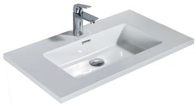 Monaco 80 chiuvetă din marmură turnată, cu scurgere click-clink