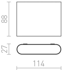 Aplică LED de exterior CHOIX 2xLED/3W/230V IP54 RED-Design Rendl-R12012