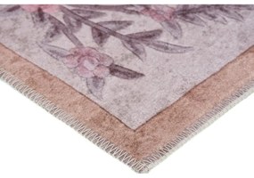 Covor roz deschis lavabil 150x80 cm - Vitaus