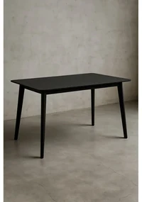 Masă de dining cu blat negru 70x120 cm Vojens – Bonami Essentials