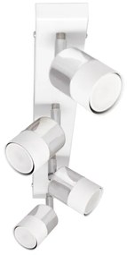 Spot LED TUBSSON 4xGU10/4,8W/230V alb/crom lucios