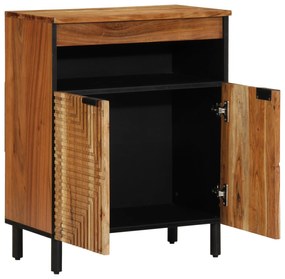 vidaXL Dulap, 60x33x75 cm, lemn masiv de acacia