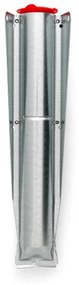 Suport pentru uscator de rufe exterior Brabantia 90300212, Ø45mm, Metal galvanizat, In pamant sau beton, Inox