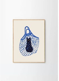 Poster 30x40 cm The Cat’s In The Bag – Chloe Purpero Johnson – The Poster Club