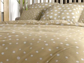Lenjerie din bumbac Renforce TABEA bej Dimensiune lenjerie de pat: 2 buc 80 x 80 cm | 200 x 200 cm