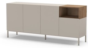 Comodă crem 180x80 cm Cailin – Marckeric