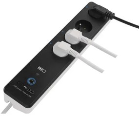 Prelungitor inteligent cu întrerupător GoSmart 4Z + 1xUSB-A + 1xUSB-C 2 m Wi-Fi Tuya