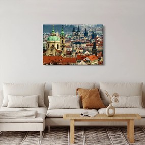 Tablou - Panorama din Praga (90x60 cm)