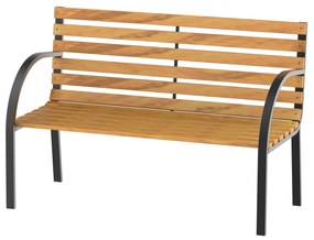 Outsunny Banca de Gradina sau Terasa cu 2 locuri, in Otel 122L x 60L x 80Hcm | Aosom Ro