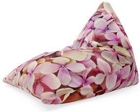 Sac de șezut Triangl flori roz, roz