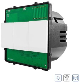 Modul Intrerupator Simplu cu Variator + RF433 cu Touch LUXION