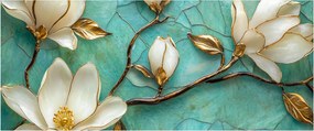 Tablou - Magnolii 3D (120x50 cm)