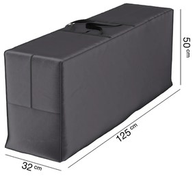 Husa AeroCover pentru perne mobilier gradina, 125 x 32 x 50 cm, antracit