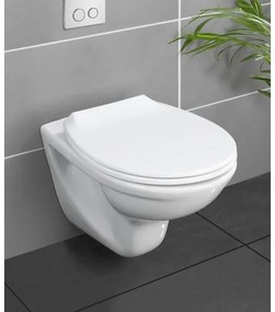 WENKO 21901100-WC Capac WC KOS 44x37 cm alb/argintiu