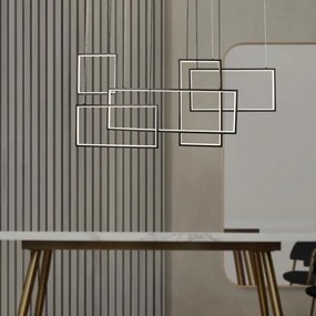 Lustră LED dimabilă pe cablu LED/45W/230V 3000K negru