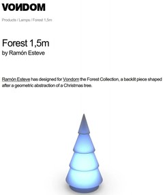 Brad Decorativ FOREST 1,5m ILUMINAT LED Vondom