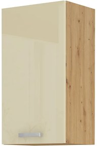 Dulap superior de bucătărie Arryn 40 G-72 1F (stejar artisan + crem lucios). 1024732