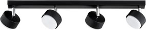 Brilagi - Spot LED RGB reglabil MONO 4xGX53/14W/230V Wi‑Fi Tuya negru