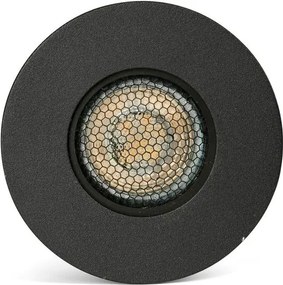 Spot exterior incastrabil IP67 GRUND black anodized GU10