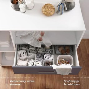 INFANTASTIC,masuta schimare scutece 113 x 53 x 101 cm, alb ș