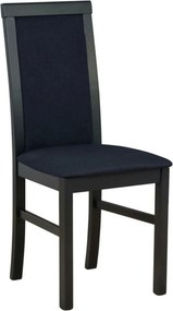 Scaun COMO, negru, stofa clasica/lemn, 43x51x92 cm