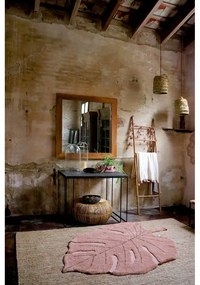 Covor pentru copii roz lavabil/țesut manual din bumbac 120x180 cm Monstera Vintage Nude – Lorena Canals