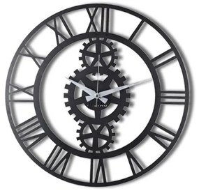 Ceas de perete d. 70 cm 1xAA negru