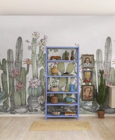 Fototapet, Playfull Cactus, Ivory, Rebel Walls