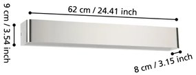 Aplică LED pentru baie SANIA LED/26,5W/230V IP44 Eglo 99692