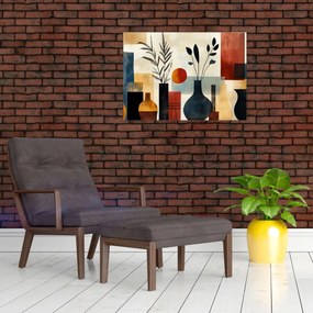 Tablou - Vaze cubiste (70x50 cm)