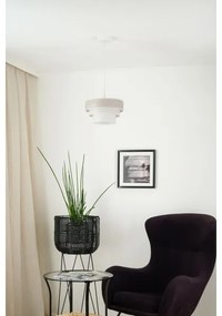 Lustră pe cablu Brilagi ALASKA LUNETA 1xE27/15W/230V d. 25 cm gri/crem