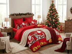 Lenjerie de pat din microfibra BELLMERRY rosie Dimensiune lenjerie de pat: 70 x 80 cm | 140 x 200 cm