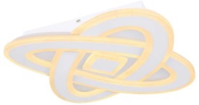 Plafonieră LED dimabilă Globo 48287-36 LARIO LED/36W/230V d. 50 cm + telecomandă