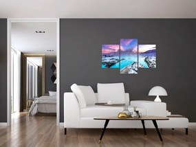 Tablou - Laguna albastră din Islanda (90x60 cm)