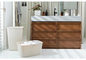 Curver Coș pentru rufe murdare Softex 56 l, bej