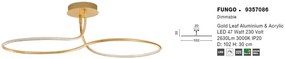 Lustra LED aplicata design modern FUNGO aurie NVL-9357086