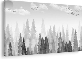 Tablou - Culmi de pădure (90x60 cm)