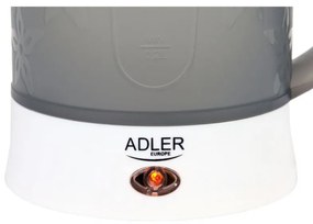 Fierbător electric Adler AD 1268, 900W, 600 ml, 2 căni, Oprire automată, Gri