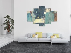 Tablou - Henri de Toulouse-Lautrec, A Corner of the Moulin de la Galette, reproducere (150x105 cm)