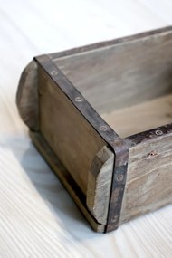 Cutie decorativă din lemn reciclat, Grimaud – piesă unicat