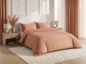 Lenjerie de pat din bumbac CALMORA roz prafuită Dimensiune lenjerie de pat: 2 buc 70 x 90 cm | 160 x 220 cm