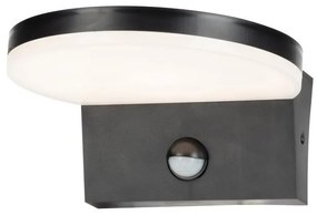 Aplica exterior LED, Senzor de miscare, Protectie IP54, Batida, negru