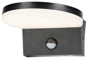 Aplica exterior LED, Senzor de miscare, Protectie IP54, Batida, negru