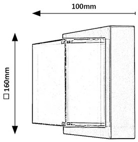 Aplică LED RGBW de exterior DURBE LED/10W/230V IP54 Wi-Fi Tuya Rabalux 7247