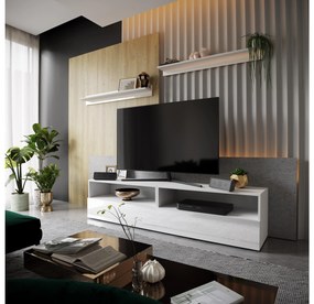 Zondo Mobilier living Berny 48 (alb + Alb lucios). 1087158