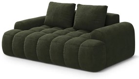 Canapea verde cu tapițerie din catifea 175 cm Linz – Cosmopolitan Design