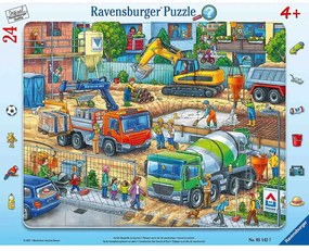 PUZZLE TIP RAMA SANTIER DE CONSTRUCTII, 24 PIESE - RAVENSBURGER (RVSPC05142)
