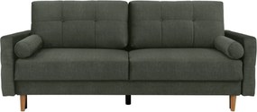 Canapea extensibila TORENT, stofa catifelata verde - Vogue 11, 220x98x