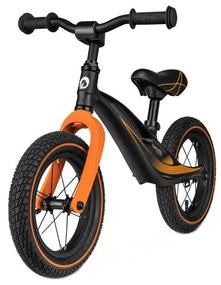 Bicicletă fără pedale Lionelo BART AIR negru/portocaliu